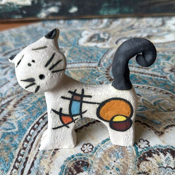 Catarina Lourenco Other - Catarina Lourenço Signed Cat Figurine Portuguese Studio Ceramic